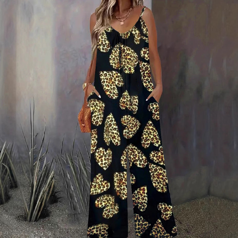 Fashionable Versatile Slim Fit Pocket Jumpsuit