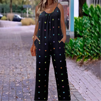 Fashionable Versatile Slim Fit Pocket Jumpsuit