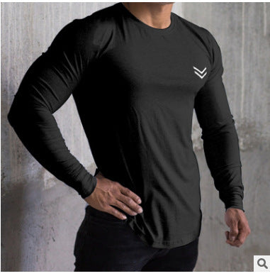 Loose And Quick Drying Sports Men's Long Sleeved Shirt
