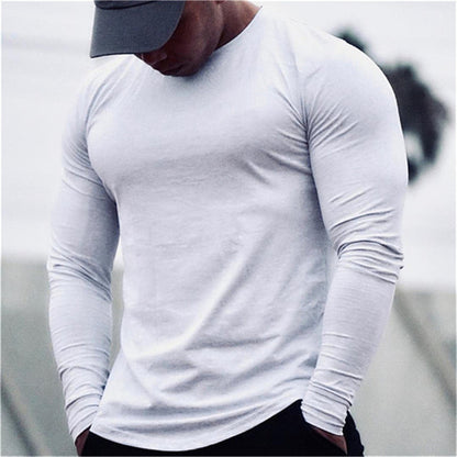Loose And Quick Drying Sports Men's Long Sleeved Shirt